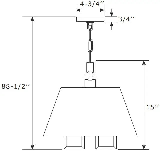 CRYSTORAMA 2255 PN CEILING Westwood Five Light Ceiling Mount - Part 2