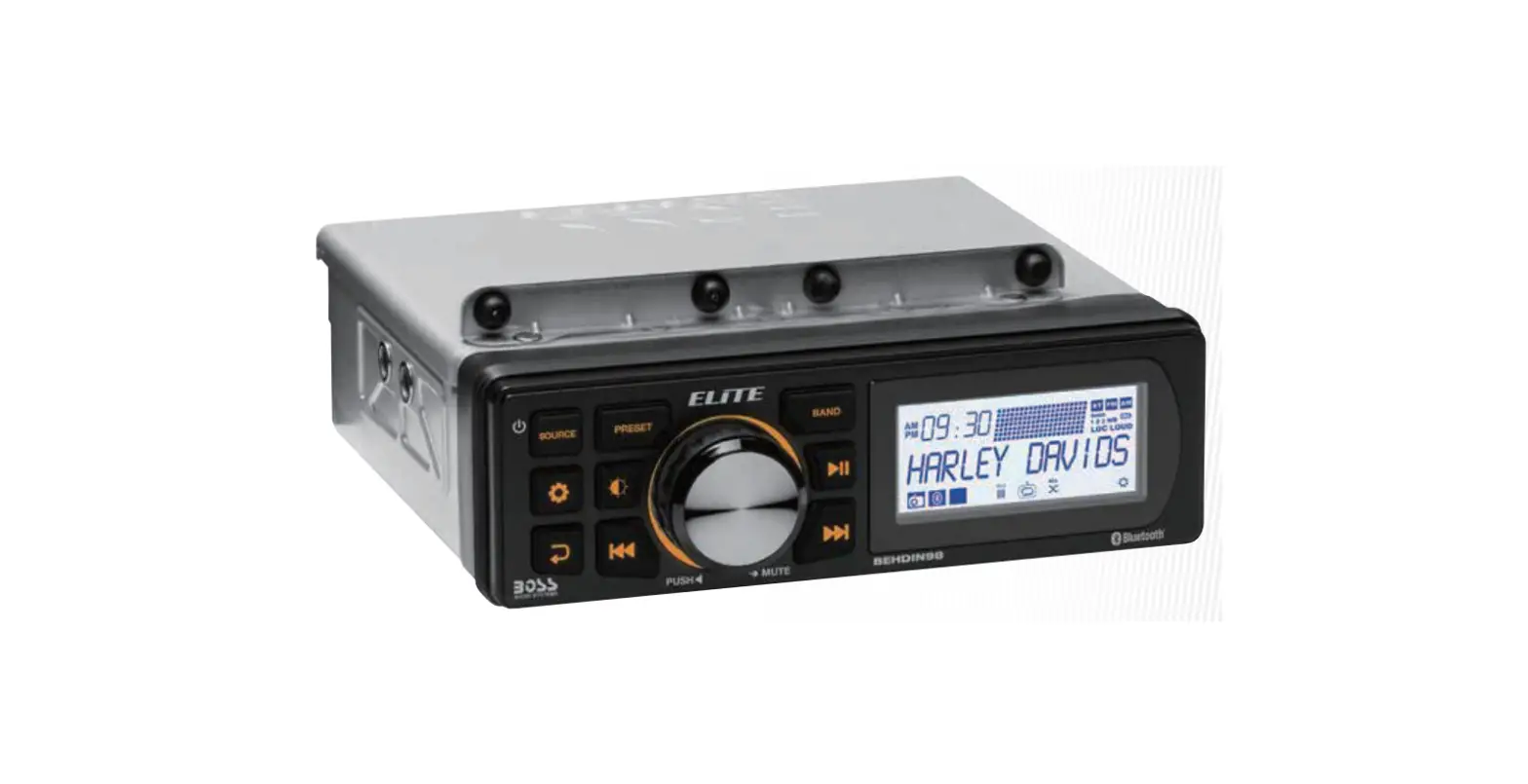 Boss Audio Behdin98 Bluetooth 288w Single Din Mp3 Or Wma Am Or Fm Receiver User Manual