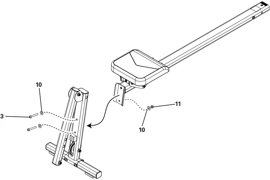 Rail to the Leg Extension