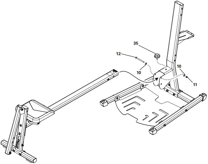 Rail to the Base Assembly