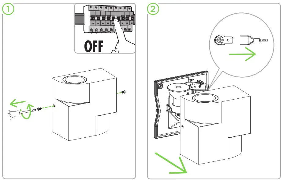 LUTEC 5288001118 marbo Light - Bulb Change 1