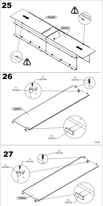 FORTE LXNS962 Luano Wardrobe - fig 24.3