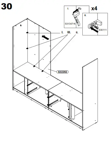FORTE LXNS962 Luano Wardrobe - fig 26