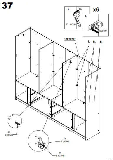 FORTE LXNS962 Luano Wardrobe - fig 36