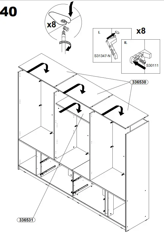 FORTE LXNS962 Luano Wardrobe - fig 39