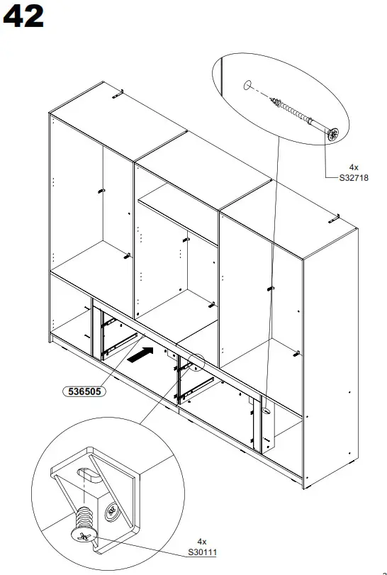 FORTE LXNS962 Luano Wardrobe - fig 42