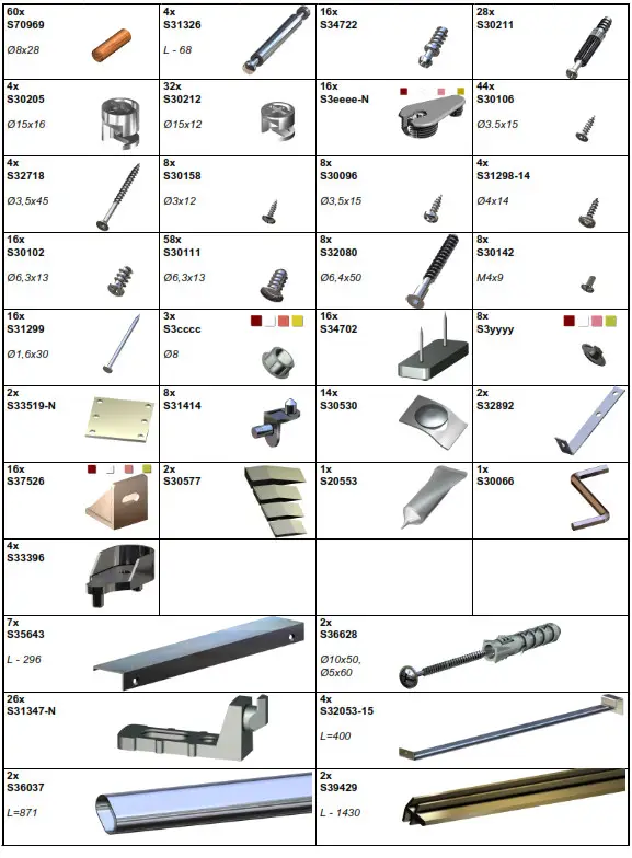 FORTE LXNS962 Luano Wardrobe - fig 3
