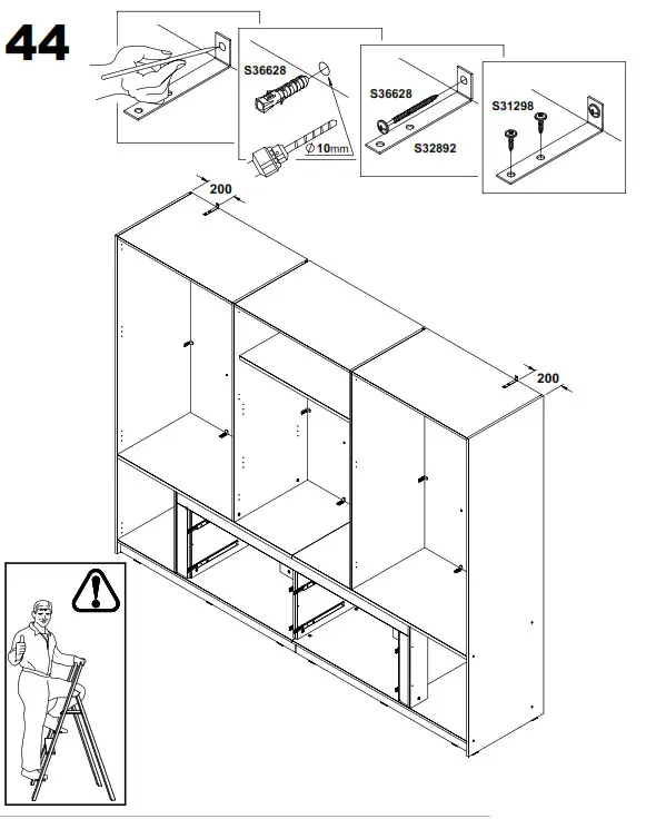 FORTE LXNS962 Luano Wardrobe - fig 50