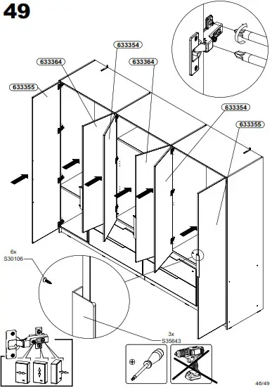 FORTE LXNS962 Luano Wardrobe - fig 56