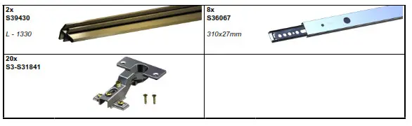 FORTE LXNS962 Luano Wardrobe - fig 6