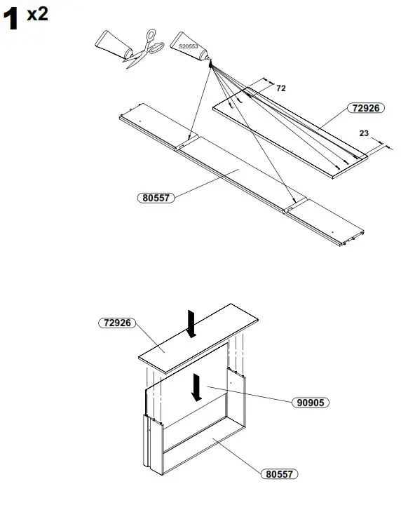 FORTE LXNS962 Luano Wardrobe - fig 7