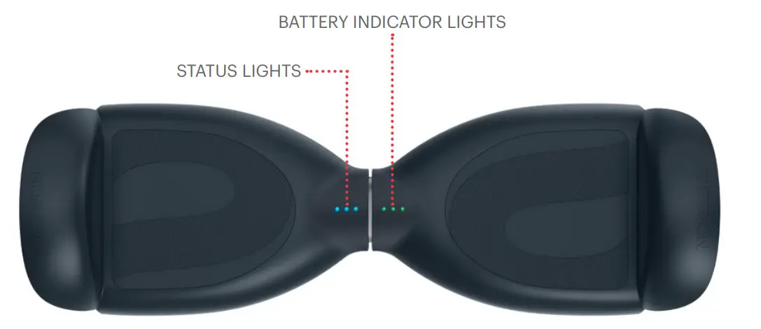 JETSON JPRISM-BLK Prism All Terrain Hoverboard - light