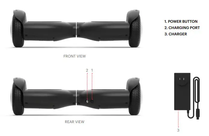 JETSON JPRISM-BLK Prism All Terrain Hoverboard - overview