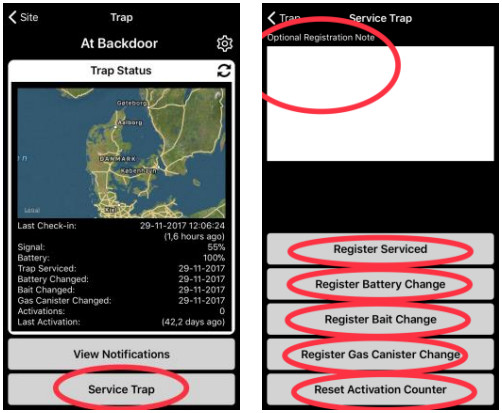 CATCHALIVE Live Animal Trap Large Box Trap - App functions 2