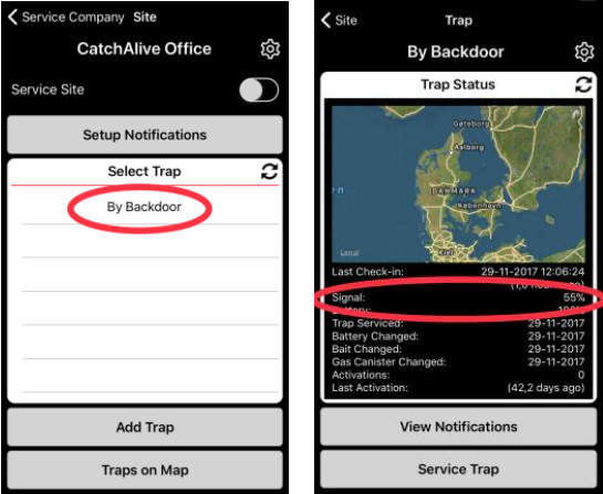 CATCHALIVE Live Animal Trap Large Box Trap - Trap Status