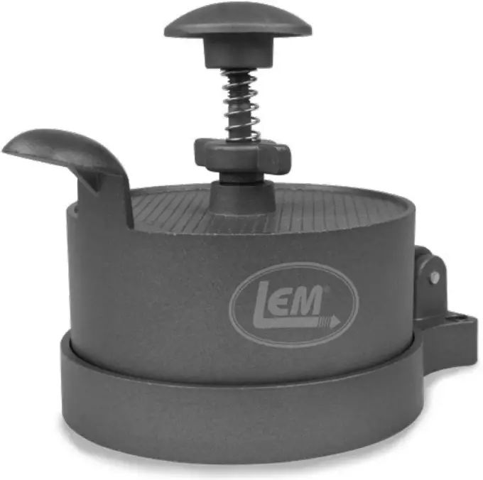 LEM 1261 Spring Loaded Burger Press A1