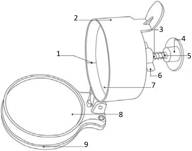 LEM 1261 Spring Loaded Burger Press A2