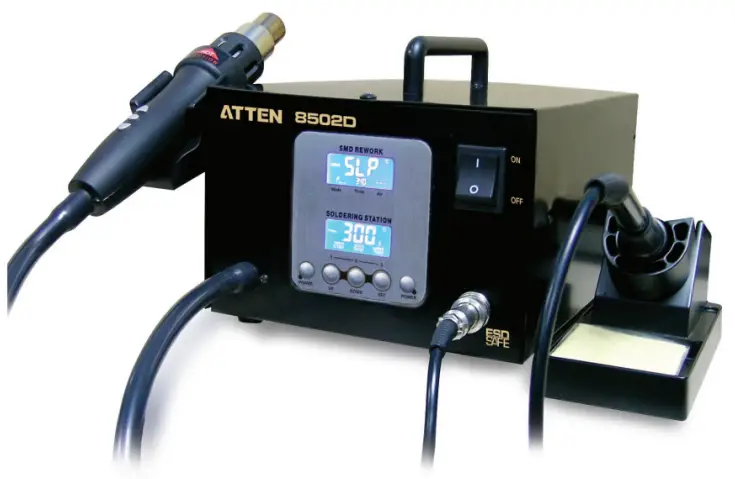 ATTEN AT8502D Soldering Staiton SMD Rewoek 2 in 1 - Machine diagram