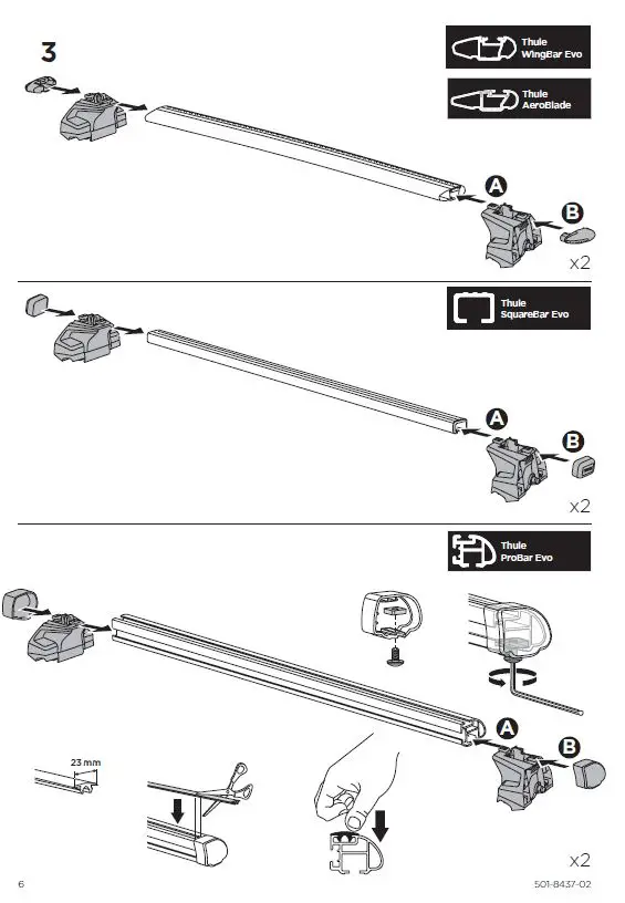 THULE 710601 Evo Flush Rail fig-6