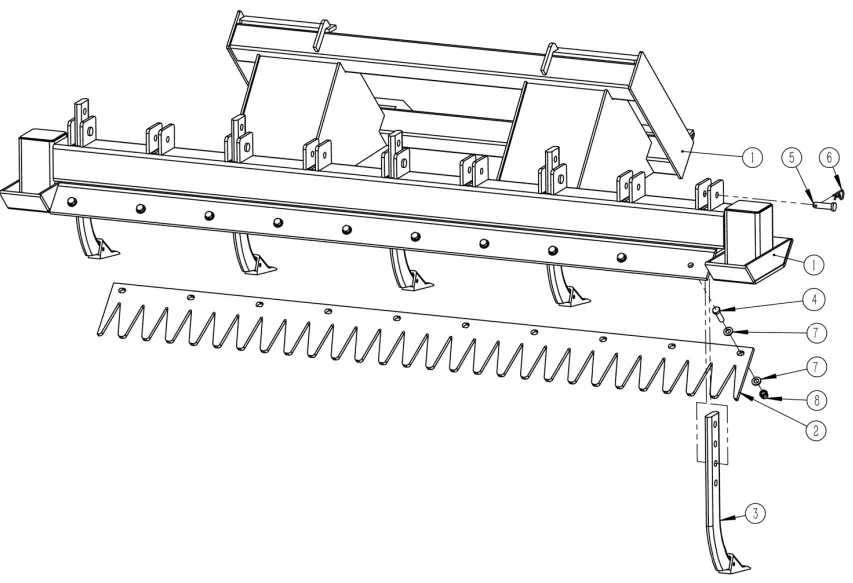 JONOVA-SLRT72-72-Inch-Skid-Steer-Land-Ripper-Scarifier-with-Rake-Comb-fig 7