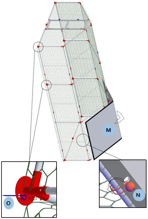 VEVOR-Peaked-Roof-Large-Metal-Chicken-Coop-with-Run-39