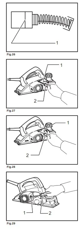 makita KP0800 Electric Planer - fig 4