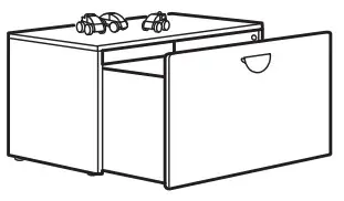 IKEA SMÅSTAD Loft Bed White - Shopping 1