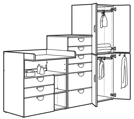 IKEA SMÅSTAD Loft Bed White - Shopping 11