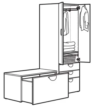 IKEA SMÅSTAD Loft Bed White - Shopping 12