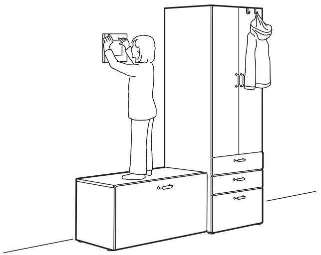 IKEA SMÅSTAD Loft Bed White - maintenance