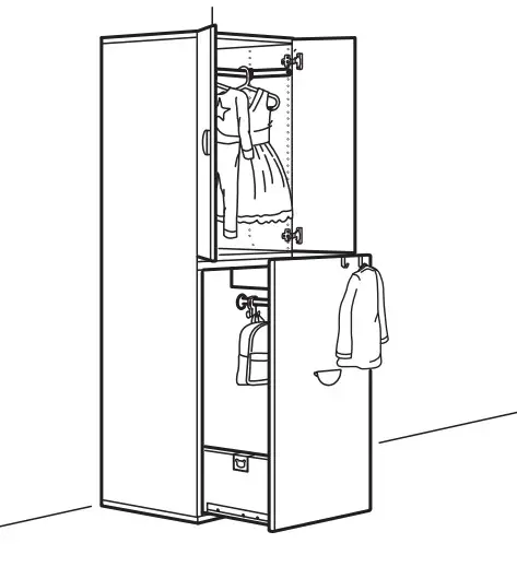 IKEA SMÅSTAD Loft Bed White - spirit