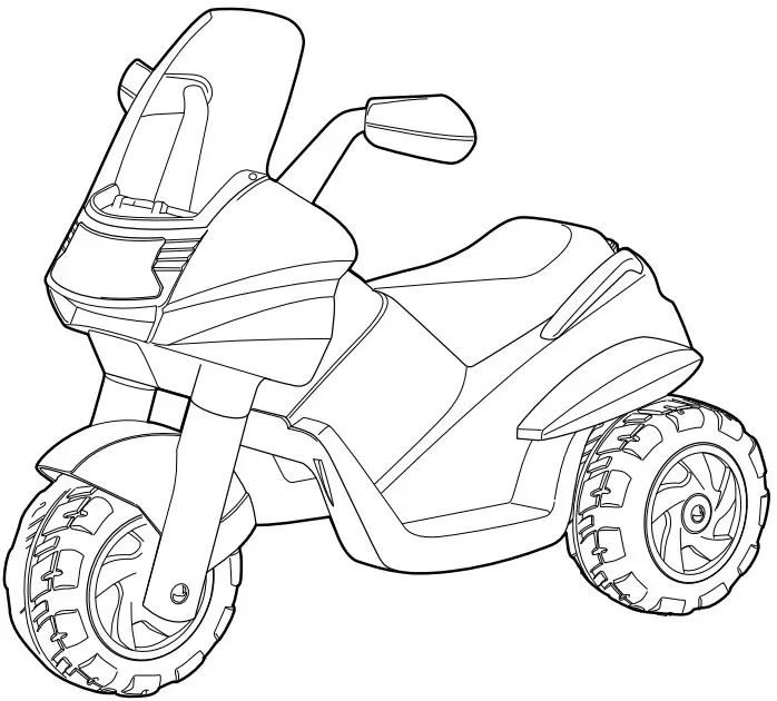 Peg-Perego IGED0924 Desmosedici Evo Electric Motorcycle