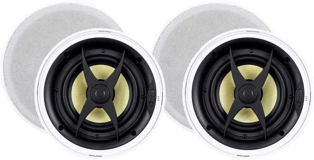 Monoprice 134706 2 Way In-Ceiling Speakers-product