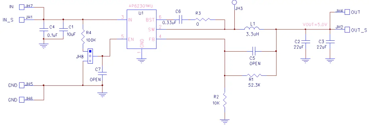 EVALUATION BOARD SCHEMATIC