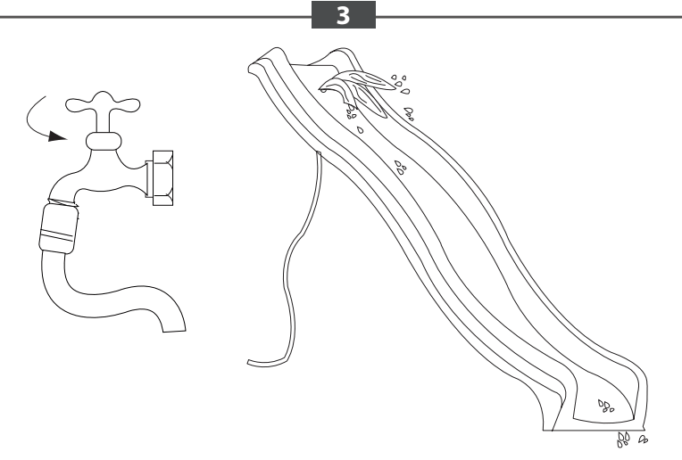 axi Sky230 Sky Slide with Water Connection - fig 2