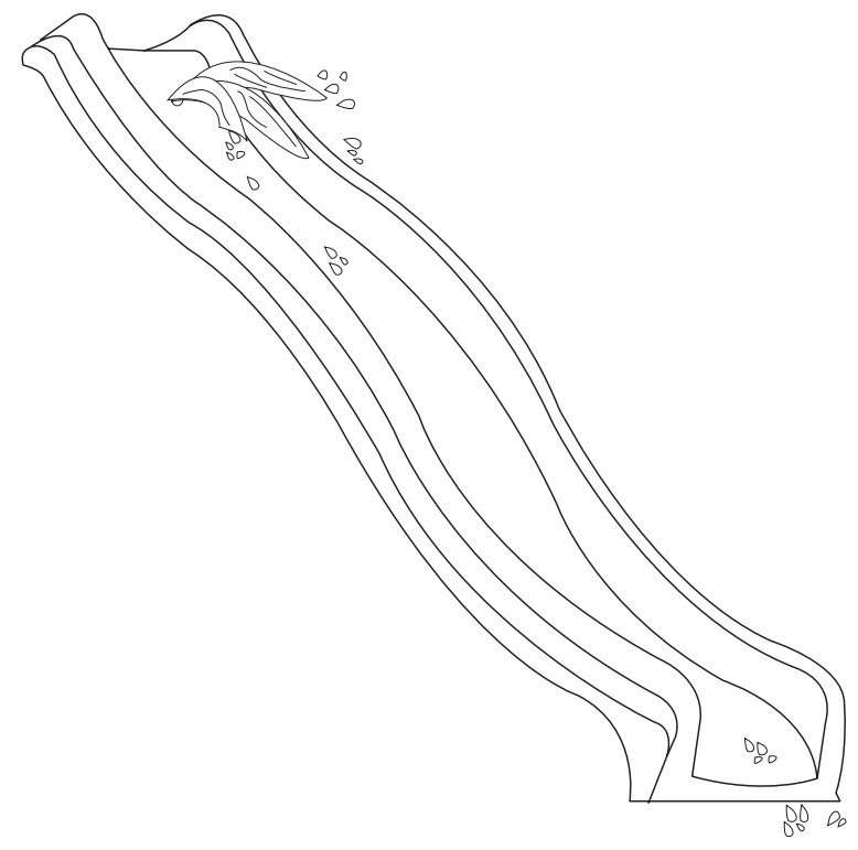 axi Sky230 Sky Slide with Water Connection