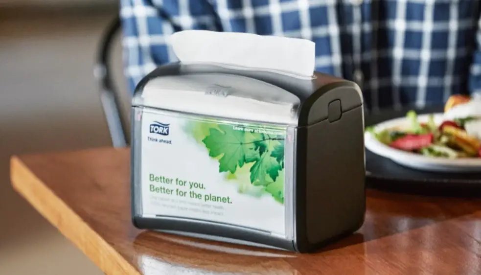 Tork Xpn Tabletop Napkin Dispenser Instruction Manual