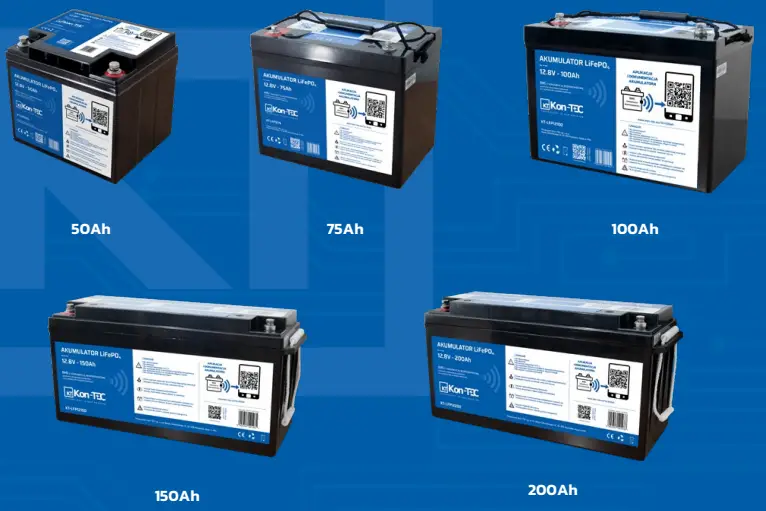 Kon TEC KT LFP1250 50Ah Lithium Iron Phosphate Lifepo4 Battery