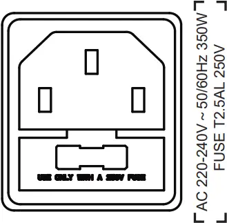 audiolab 7000A - Mains Input