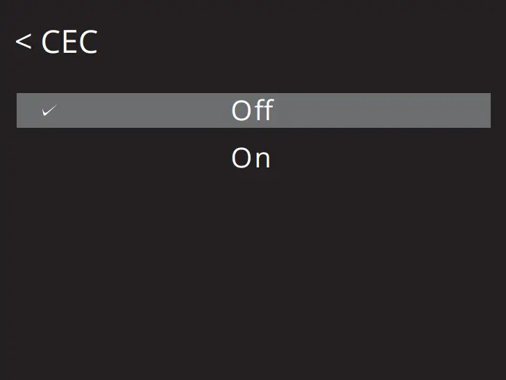 audiolab 7000A - Menu Options 12