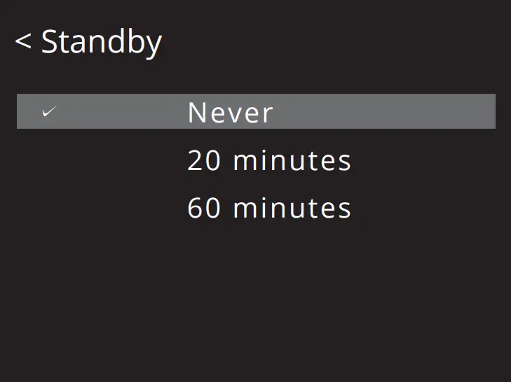 audiolab 7000A - Menu Options 15