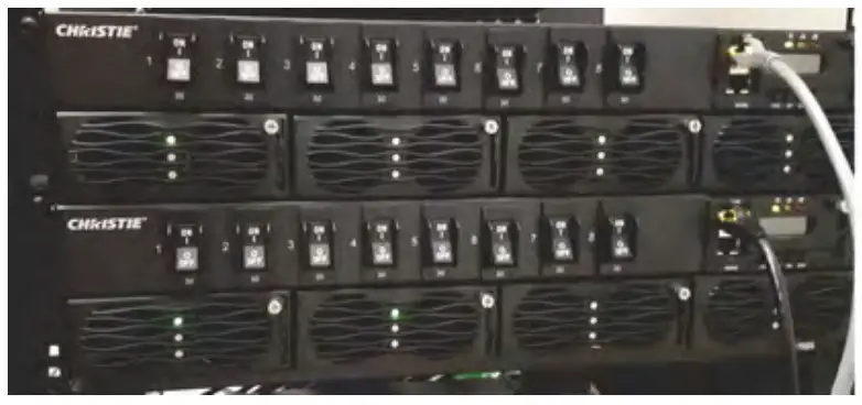 Powering on the array