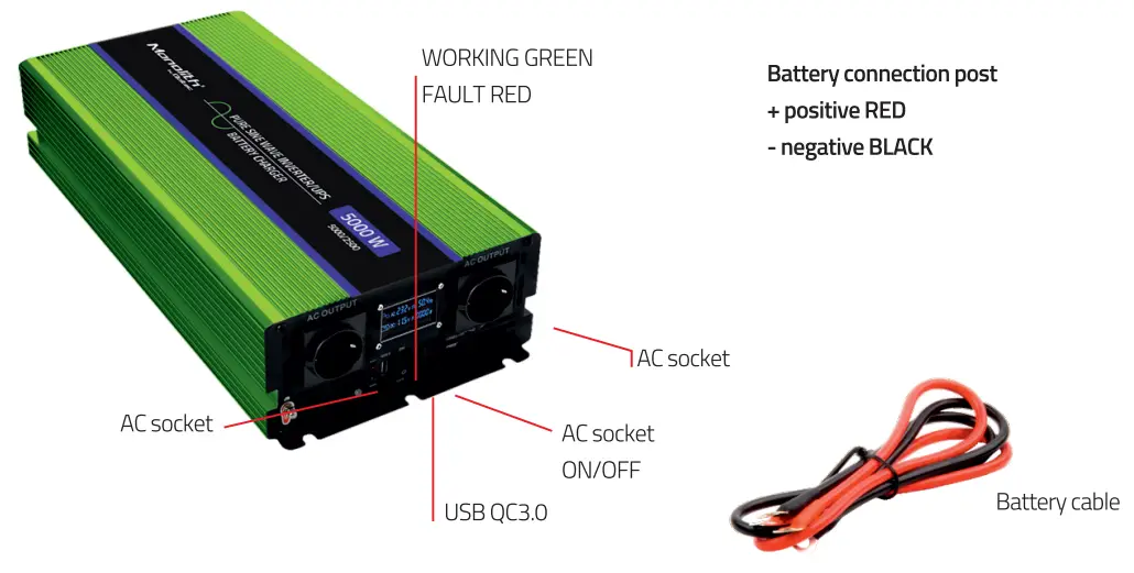 INVERTER ICON AND CONNECTION