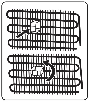 AEG RCB636E2MX Freezer Fridge - freestanding installation