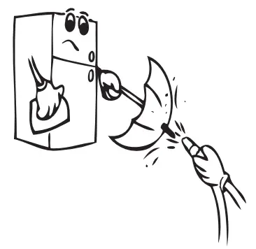 AEG RCB636E2MX Freezer Fridge - pouring wate