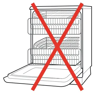 AEG RCB636E2MX Freezer Fridge - soap and water