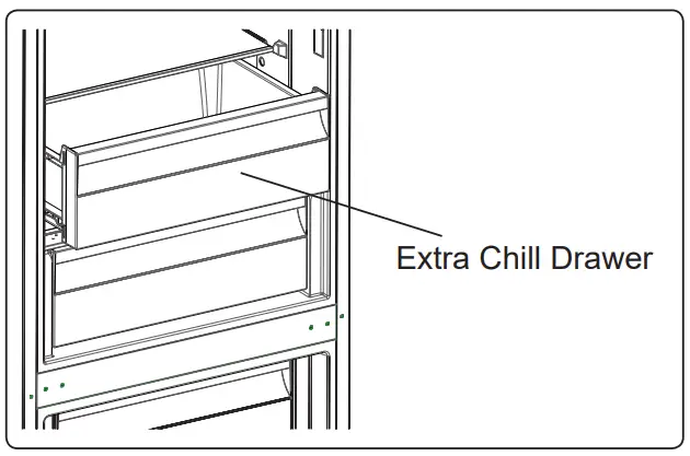 AEG RCB636E2MX Freezer Fridge - texture of fresh