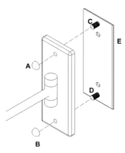 thermogroup Ablaze Non-Lit Magnifying Mirrors Installation Guide - KEY