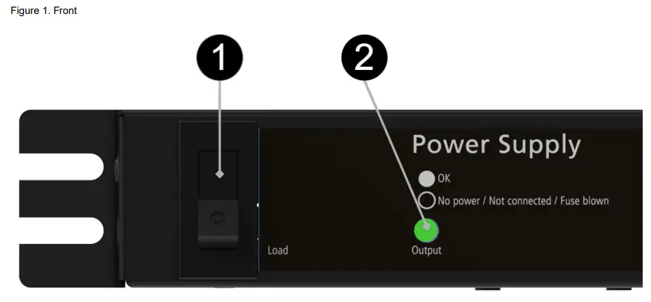 milleteknik 24V 15A 1U Power Supply - COMPONENT OVERVIEW