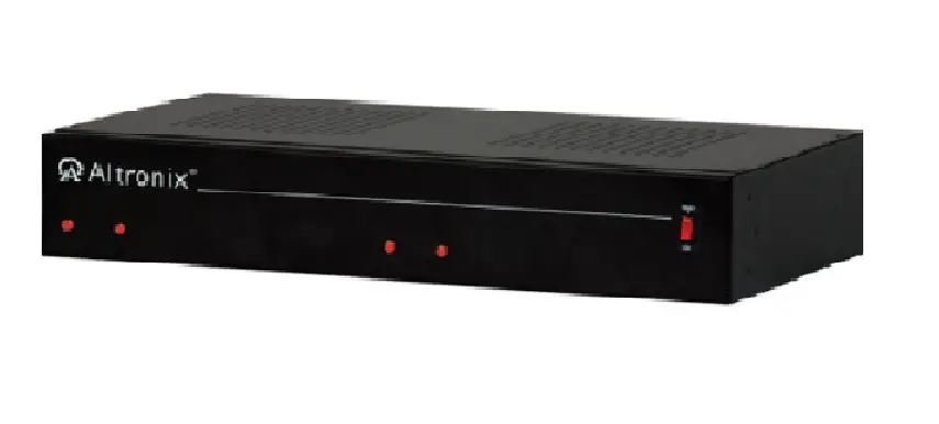 Altronix R1224dc16cbv Rack Mount Power Supply Installation Guide